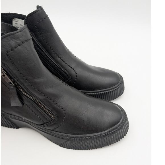 Spring Step Kelko Leather Ankle Boots Zip-Up Women's Black Size US5.5-6 EU36 - Picture 12 of 12